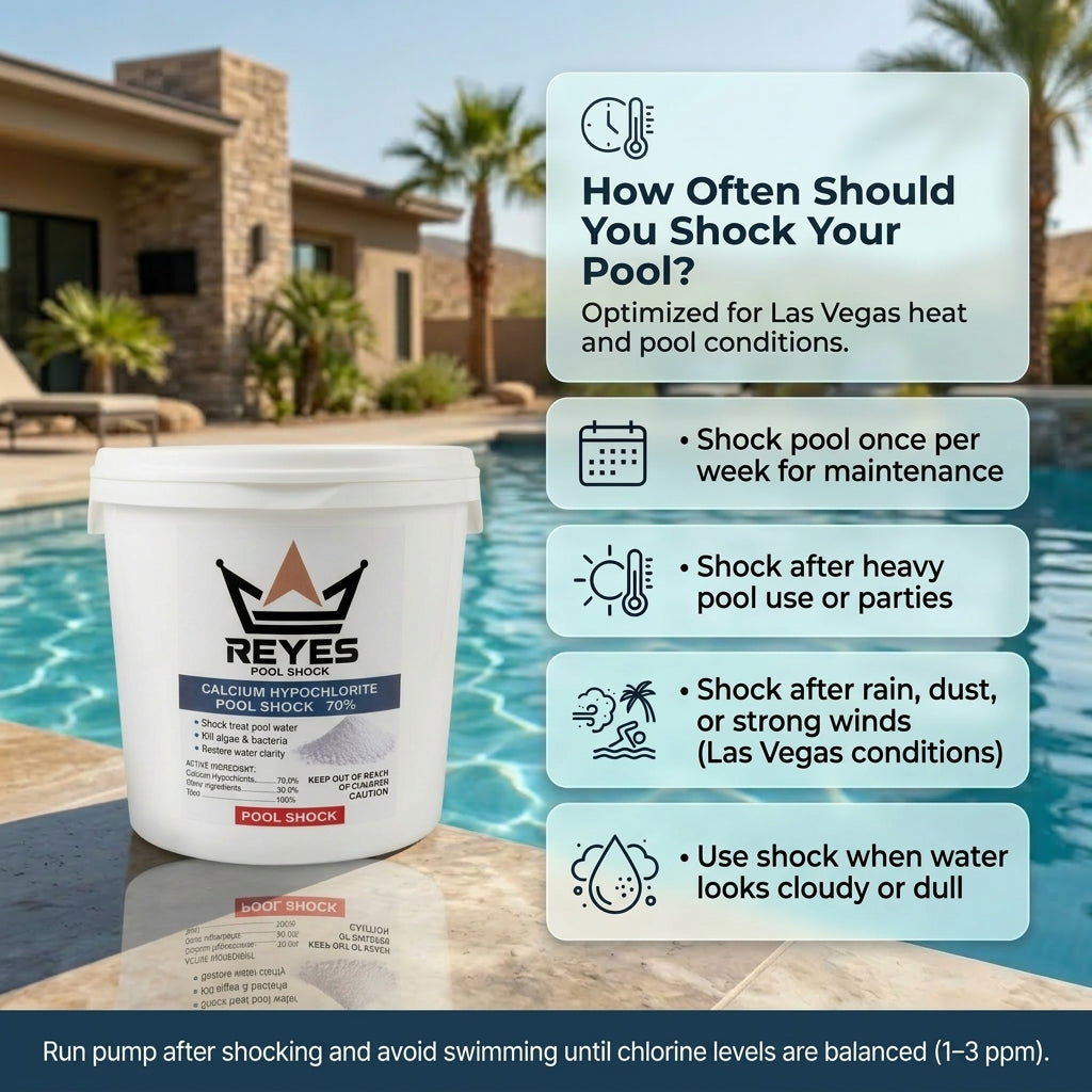 Chlorine Tablets + Pool Shock 70% | 10 lb + 10 lb - Las Vegas