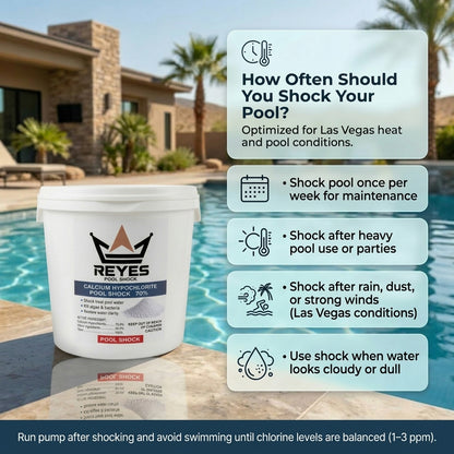 Chlorine Tablets + Pool Shock 70% | 10 lb + 10 lb - Las Vegas