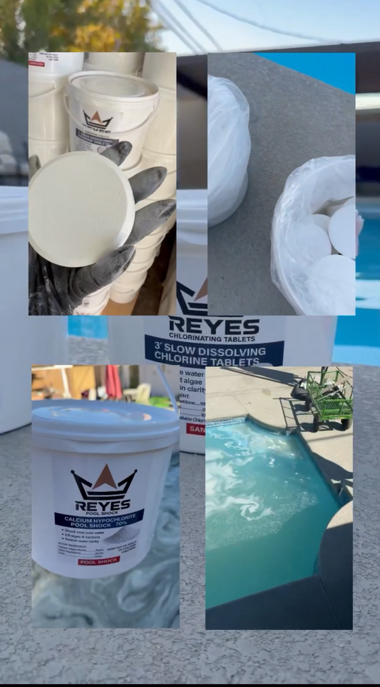 Chlorine Tablets + Pool Shock 70% | 10 lb + 10 lb - Las Vegas