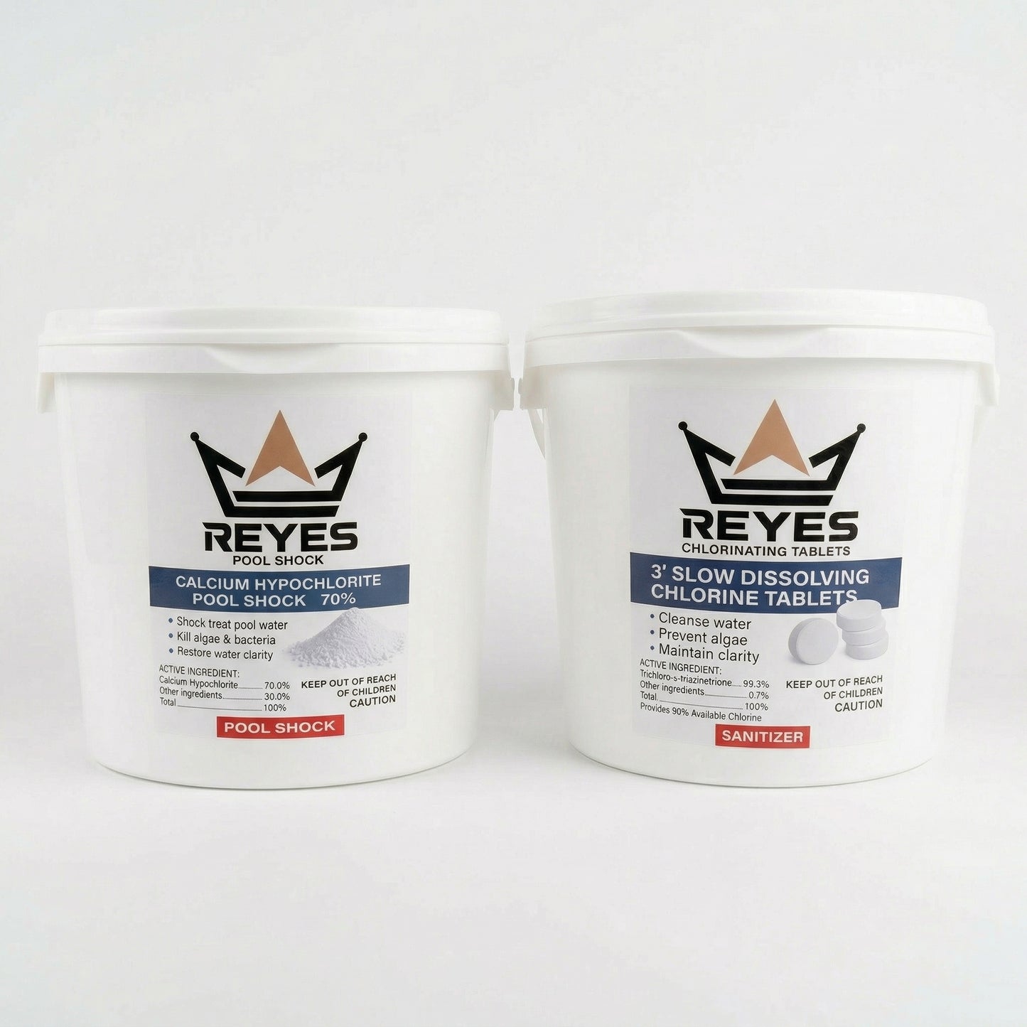 Chlorine Tablets + Pool Shock 70% | 10 lb + 10 lb - Las Vegas